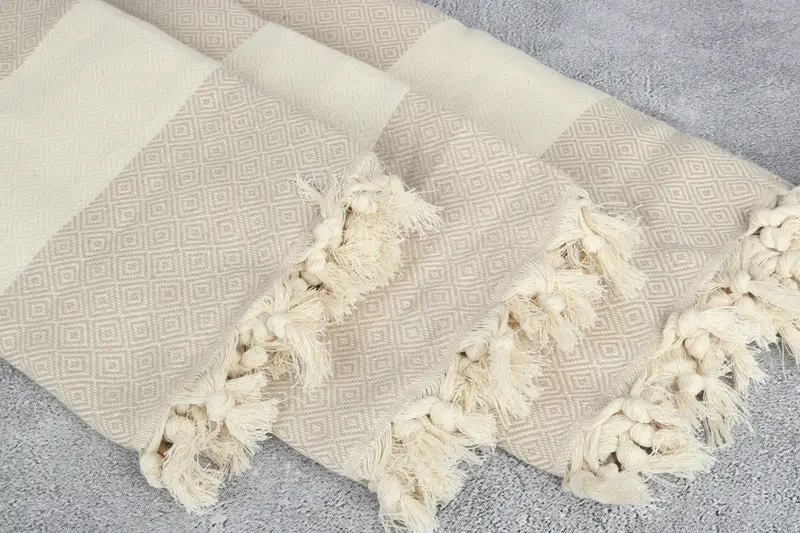 Bridal Shower Gift, Unique Gift, 70x40 Cotton Diamond Towel, Personalized Gifts, Bachelorette Party Gift, Quick-drying cotton Turkish beach towel - 5