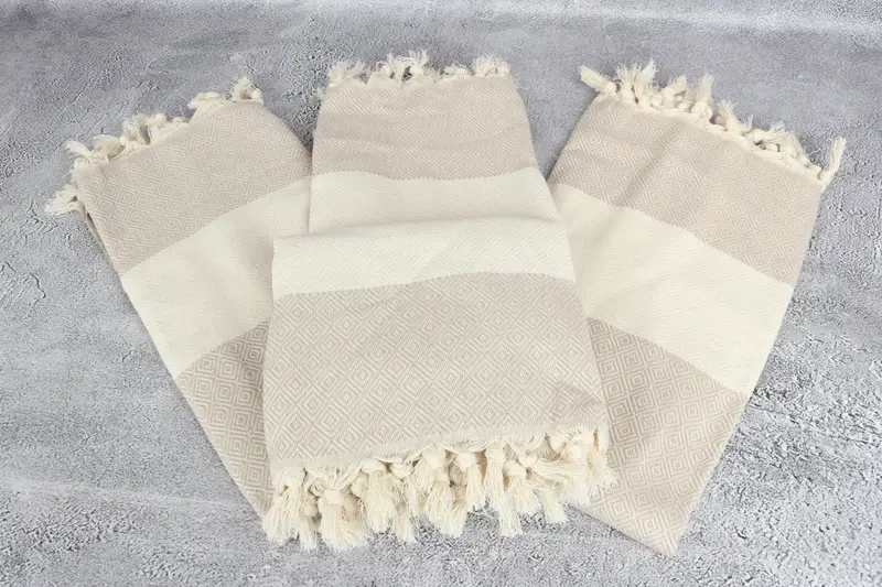 Bridal Shower Gift, Unique Gift, 70x40 Cotton Diamond Towel, Personalized Gifts, Bachelorette Party Gift, Quick-drying cotton Turkish beach towel - 4