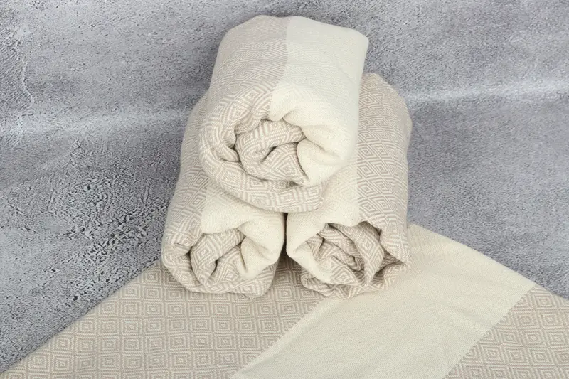 Bridal Shower Gift, Unique Gift, 70x40 Cotton Diamond Towel, Personalized Gifts, Bachelorette Party Gift, Quick-drying cotton Turkish beach towel - 7