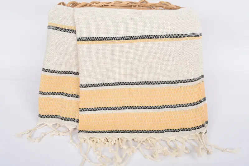 Monogram Towels, Wedding Favors, 40x20 Linen Striped Towel, Spa Gift, Bridesmaid Gift, Bachelorette Towel, Personalized Gifts, Personalized Gift - 5