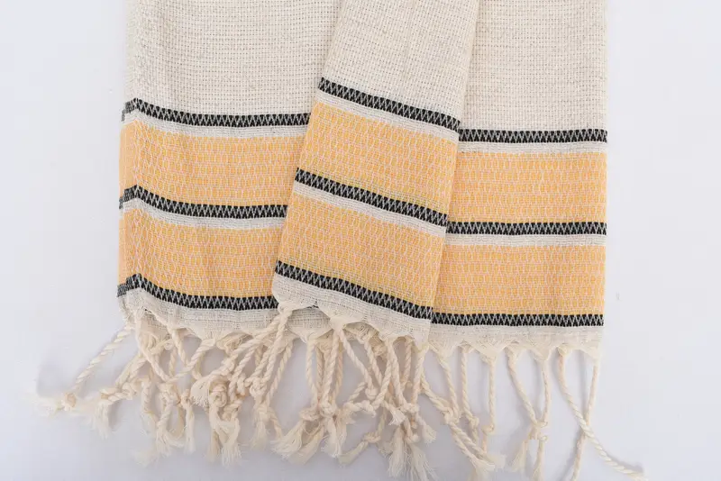 Monogram Towels, Wedding Favors, 40x20 Linen Striped Towel, Spa Gift, Bridesmaid Gift, Bachelorette Towel, Personalized Gifts, Personalized Gift - 7