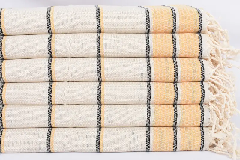 Monogram Towels, Wedding Favors, 40x20 Linen Striped Towel, Spa Gift, Bridesmaid Gift, Bachelorette Towel, Personalized Gifts, Personalized Gift - 3