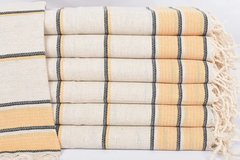 Monogram Towels, Wedding Favors, 40x20 Linen Striped Towel, Spa Gift, Bridesmaid Gift, Bachelorette Towel, Personalized Gifts, Personalized Gift - 1