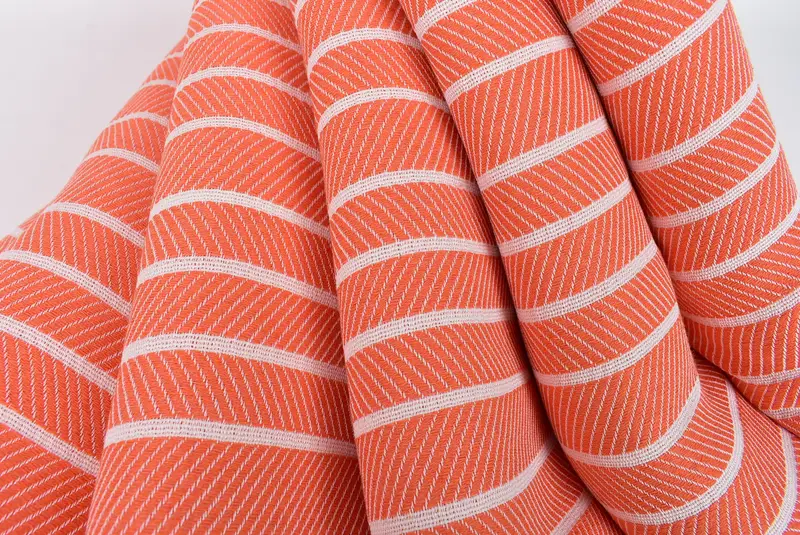 70x40 Bamboo Herringbone Towel, Fouta towel, Bachelorette Party Gifts Bridesmaids, Bachelor Gift, Handwoven Turkish bath towel, Lightweight towel - 5