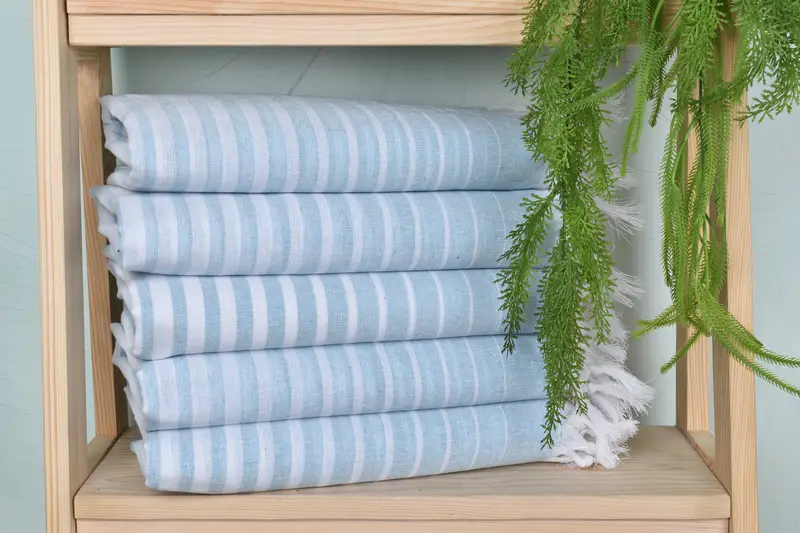 Gym Towel, Gift Towel, Lightweight towel, Holiday Towel, 70x40 Cotton Striped Towel, Bridesmaid Gift Towel, Bachelorette Party Gifts Bridesmaids - 2