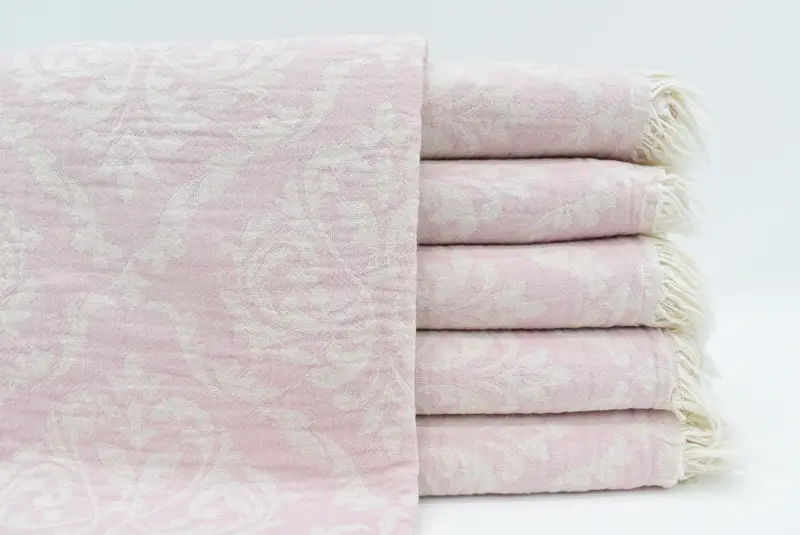 68x36 Cotton Baroque Towel, Pool Towels, Monogram Turkish Towel, Organic Towel, Bridal Shower Favor, Cotton towel, Bachelorette Party Decorations - 1