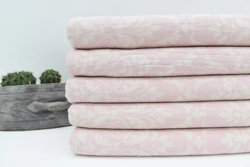 68x36 Cotton Baroque Towel, Pool Towels, Monogram Turkish Towel, Organic Towel, Bridal Shower Favor, Cotton towel, Bachelorette Party Decorations - 3