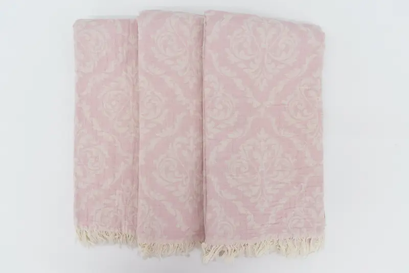 68x36 Cotton Baroque Towel, Pool Towels, Monogram Turkish Towel, Organic Towel, Bridal Shower Favor, Cotton towel, Bachelorette Party Decorations - 7