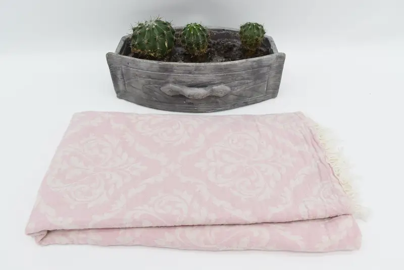 68x36 Cotton Baroque Towel, Pool Towels, Monogram Turkish Towel, Organic Towel, Bridal Shower Favor, Cotton towel, Bachelorette Party Decorations - 4