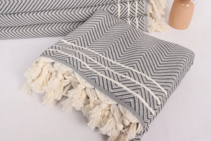 Bachelorette Party Favors, Bachelorette Party Decorations, Turkish Blanket, Turkish Beach Blanket, Woven Blanket, 96x70 Cotton Diamond Towel - 5