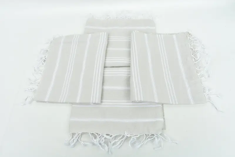 Gift For Coworker, Customized Turkish Towel, Bathroom Towels, 40x24 Cotton Striped Towel, Turkish Hand Towel, Spa Towel, Personalized Kitchen Towel - 6