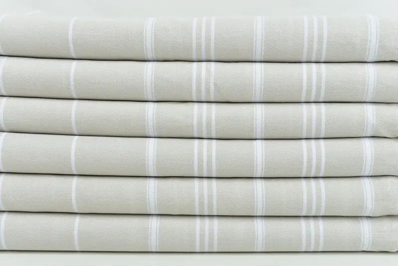 Gift For Coworker, Customized Turkish Towel, Bathroom Towels, 40x24 Cotton Striped Towel, Turkish Hand Towel, Spa Towel, Personalized Kitchen Towel - 2