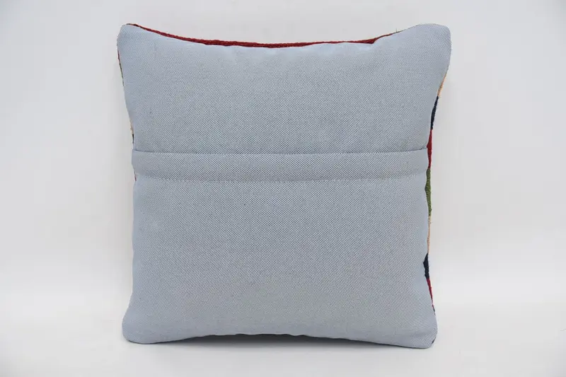 Couch Cushion Case, Couch Cushion Cover, Antique Pillows, Interior Designer Pillow, Boho Pillow Sham Cover, 14x14 Red Pillow, Cushion Cover - 6