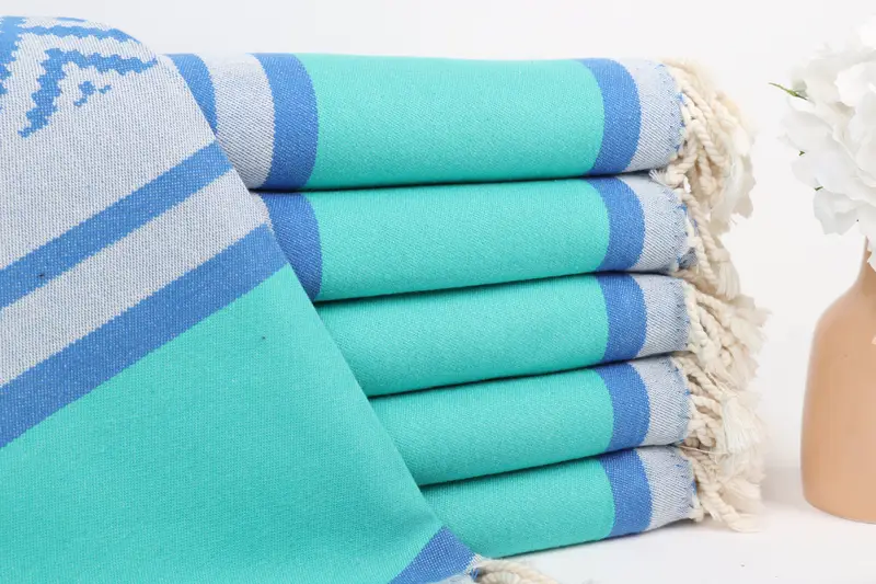 Turkish Towel Monogram, Bridesmaid Gifts Personalized, Bridesmaid Gift Towel, 70x36 Cotton Sun Design Towel, Best Beach Towel, Sand-resistant towel - 2