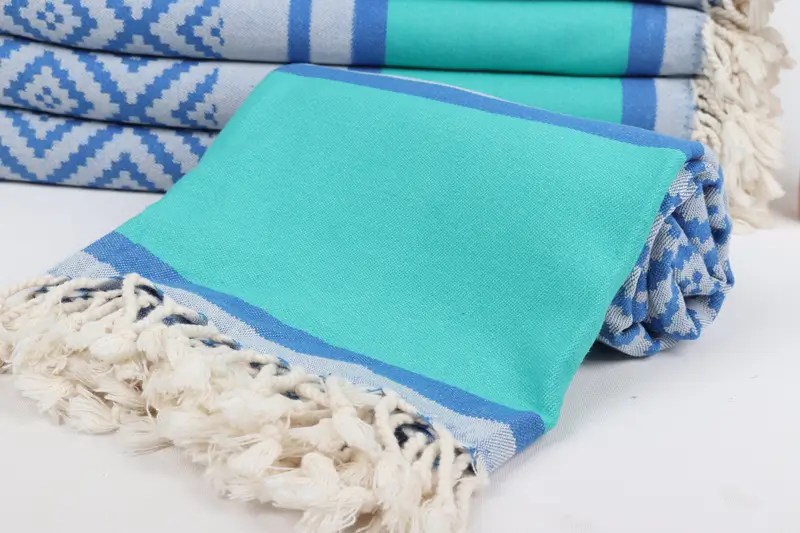 Turkish Towel Monogram, Bridesmaid Gifts Personalized, Bridesmaid Gift Towel, 70x36 Cotton Sun Design Towel, Best Beach Towel, Sand-resistant towel - 5
