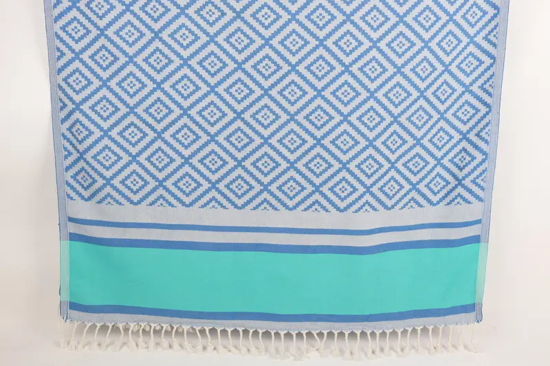 Turkish Towel Monogram, Bridesmaid Gifts Personalized, Bridesmaid Gift Towel, 70x36 Cotton Sun Design Towel, Best Beach Towel, Sand-resistant towel - 1