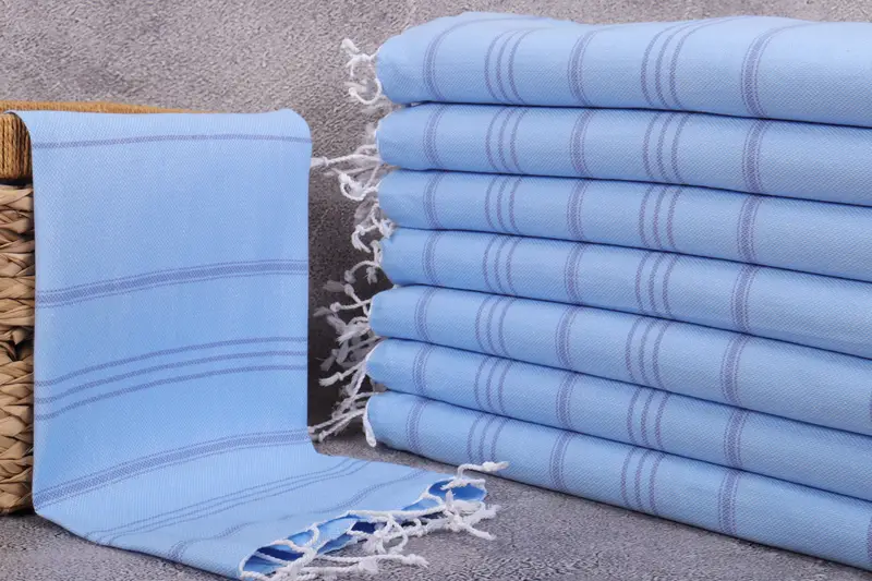 Custom Hand Towel, Summer Towel, 40x24 Cotton Striped Towel, Monogrammed Hand Towel, Wedding Day Gift For Bride, Turkish Tea Towel, Decorative Towel - 3